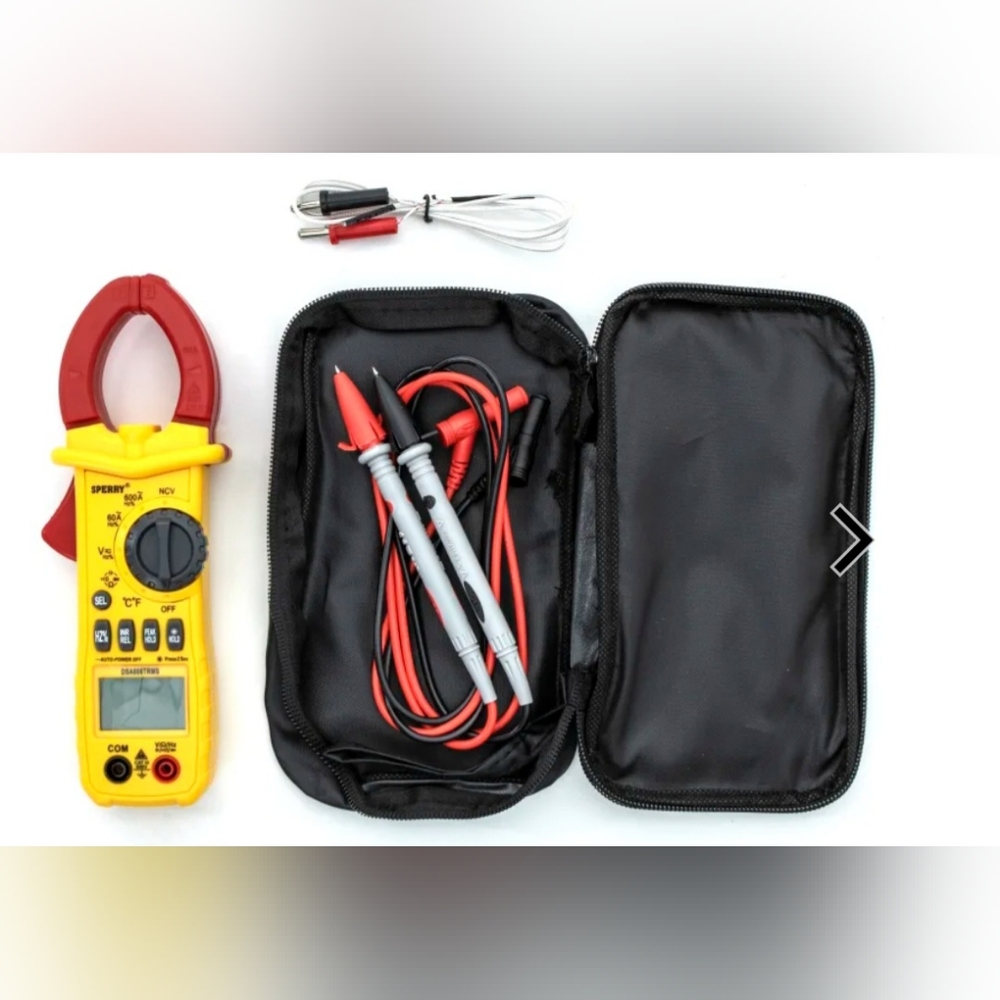 Sperry Instruments 12 Function DSA600TRMS True RMS Digitial Clamp Meter W/ Case